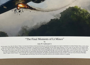 “The Final Moments of Lt Minco”